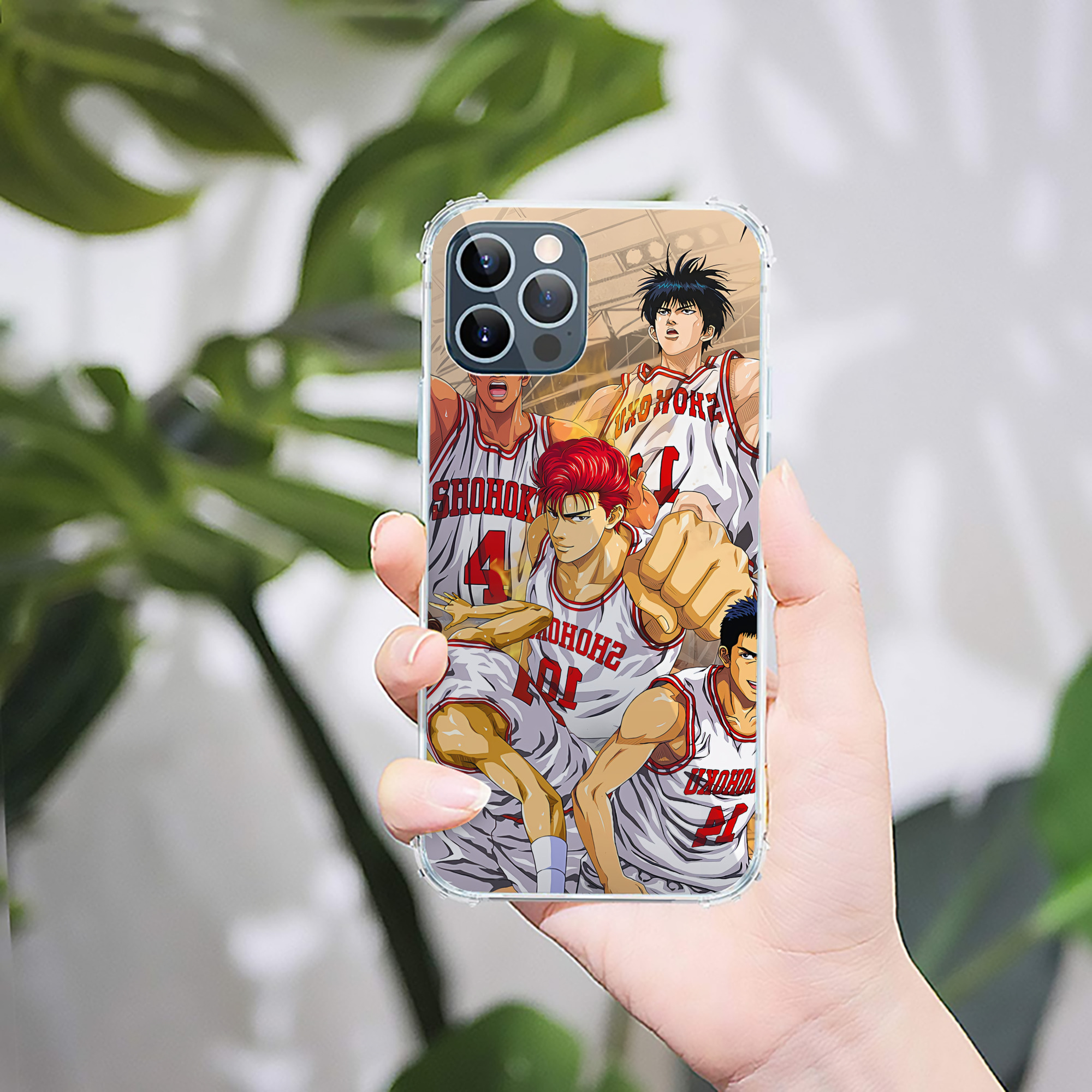 （画像用） SLAM DUNK／スラムダンク 【iPhone 12シリーズ対応】透明スマホケース（クリアソフトケース）